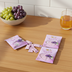 Caramelos Masticables Rellenos de Fruta de Colores, Envueltos Individualmente, Estilo Tradicional Chino, 12 Meses - Product Image 2