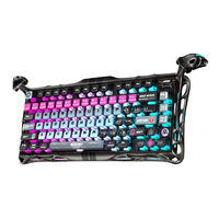 Teclado para Juegos Gravastar Mercury V75 Pro 75% con Cable, Efecto Hall, Gateron Jade, 8KHz, Carbon Rapid Trigger, LKP, SOCD, RGB