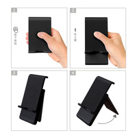 Double support de téléphone portable pliable, support de téléphone de bureau entièrement réglable, station d'accueil Compatible avec les tablettes de téléphone