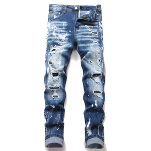 Jeans para <span class=keywords><strong>Hombre</strong></span> al por Mayor, Modelos Variados, Tela Vaquera de Alta Calidad, Jeans Ajustados, Estilo Urbano, Largos y <span class=keywords><strong>Cortos</strong></span> para <span class=keywords><strong>Hombre</strong></span> - Product Image 6