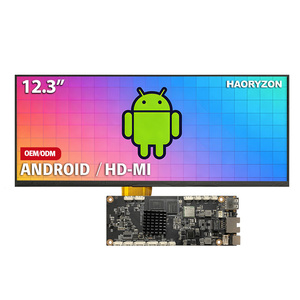 โมดูลจอแสดงผล LCD แบบแท่งยาว HAORYZON ระบบแอนดรอยด์ ขนาด 12.3 นิ้ว ความละเอียด 1920x720 สำหรับแผงควบคุมเครื่องจักร - Product Image 1