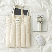 Tas Laptop Kain Katun Modern Berkualitas Tinggi, Modis, Portabel, Ukuran Sesuai Pesanan dengan Logo untuk Perjalanan Sehari-hari dan Penggunaan Pribadi