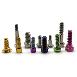 Tùy chỉnh M3 M4 M5 M6 M7 M8 TC4 Lớp 5 hợp kim titan vít 12 poinst Hex mặt bích bu lông cho bánh xe trung tâm - Product Image 4