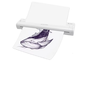 เครื่องพิมพ์ลายสักแบบพกพาไร้สาย สแตนเลสสตีล สำหรับถ่ายโอนลายสักลงบนผิว - Product Image 1