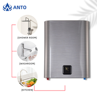 Chauffe-eau électrique mural 50L 220V, pression 16 bars, revêtement émaillé, chauffage rapide pour salle de bain familiale