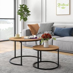 Table de pique-nique de style rustique en <span class=keywords><strong>bois</strong></span> et en métal assez stable connecteur de table en <span class=keywords><strong>bois</strong></span> en métal table à manger en <span class=keywords><strong>bois</strong></span> massif et en métal personnalisée - Product Image 2