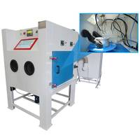 Machine de sablage automatique professionnelle, cabine de sablage la plus vendue pour jantes en alliage