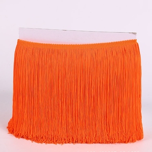 Nouvelle dentelle en nylon de 20 cm (8 pouces) à franges et pompons, haute densité et douce, pour jupe de danse - Product Image 1