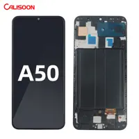 6.4 "Oled Voor Samsung Galaxy A50 Lcd Touch Screen Digitizer Vergadering Frame Voor Samsung A50 SM-A505FN/Ds a505F/Ds A505