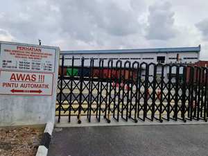 Otomatik bariyer elektrik çiftlik giriş geri çekilebilir sürgülü <span class=keywords><strong>Anti</strong></span> hırsızlık kapısı - Product Image 2