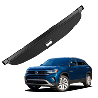Cache-bagages rétractable pour Volkswagen VW Atlas Cross Sport 2020-2025, décoration de voiture, accessoires intérieurs