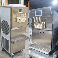 VS op voorraad Prijs €8 Programma's Commerciële IJsmachine 3 Spuitmonden IJs- en Slushiemachine/ Maquina De Helado Suave CE