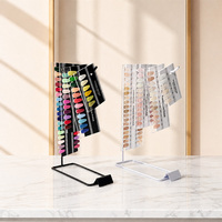Nouveau design – Présentoir mural pour 78/144 nuanciers de vernis à ongles – Support de table pour affichage des couleurs de gel avec support