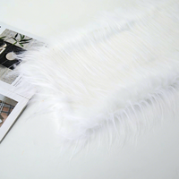 Tissu en fausse fourrure de renard à poils longs et colorés, matériau en fausse fourrure arc-en-ciel pour costumes de cosplay, jouets, oreillers et décorations