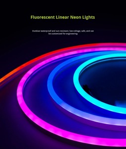 ชุดไฟ LED ซิลิโคนนีออน RGB 5V แบบยืดหยุ่น ควบคุมผ่านแอป Bluetooth ปรับสีได้ตามต้องการ กันน้ำระดับ IP67 เหมาะสำหรับตกแต่งไฟบรรยากาศสำหรับเล่นเกม - Product Image 1