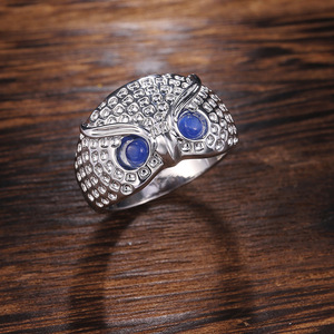 Anello alla Moda a Forma di Testa di Gufo, Design Minimalista e Creativo, Gioiello Animale per Uso Quotidiano Femminile - Product Image 4