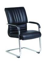 Fauteuil d'appoint moderne en similicuir PU et structure chromée avec fonction rafraîchissante pour salon et chambre