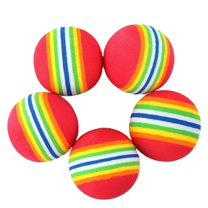 Pelotas <span class=keywords><strong>de</strong></span> Golf Personalizables para Niños, Pelotas <span class=keywords><strong>de</strong></span> Práctica <span class=keywords><strong>de</strong></span> Golf para Interiores, Pelotas <span class=keywords><strong>de</strong></span> Golf <span class=keywords><strong>de</strong></span> EVA con Diseño <span class=keywords><strong>de</strong></span> Arcoíris - Product Image 1