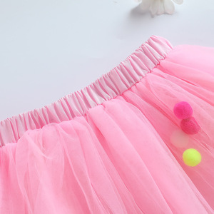 Falda Tutú de Tul Suave para Bebés Niñas, Disfraz de Princesa <span class=keywords><strong>con</strong></span> <span class=keywords><strong>Pompones</strong></span> para Fiesta de Cumpleaños - Product Image 3