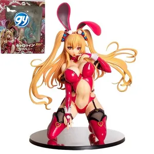 Figuras de 35cm yerli bağlama Caroline Lily Bunny seksi kız karikatür koleksiyon plastik Model Anime PVC aksiyon figürleri hediyeler