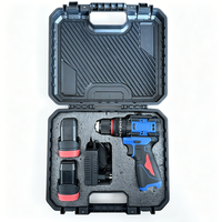 Perceuse sans fil électrique OEM/ODM 16V sans balais, mandrin rapide 10mm, vitesse variable 2 vitesses, couple 60Nm, batterie lithium, réversible