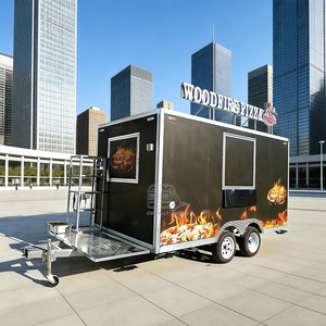 2025 Coffee Manufacture Hot Dog Stand Retro Street Fast Food Trailer - Product Image 6