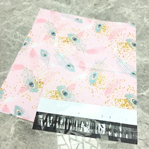 Sac de courrier rose clair, 50 pièces, avec propre logo, <span class=keywords><strong>Amazon</strong></span>, emballage de courrier en plastique personnalisé - Product Image 5