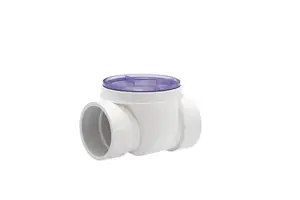 China Factory's UPVC PVC DWV Fitting Check Valve Plastic Backwater Valve