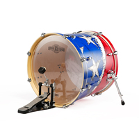 Full Set Drums Kit Factory Supply Complete Percussion Instrument with Reinforced Metal Accessories for Musicians