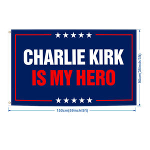 Banderas Personalizadas para el 250 Aniversario DE LA Independencia DE LOS Estados Unidos Bandera de <span class=keywords><strong>Charlie</strong></span> Kirk para Atmósfera Festiva Varios Países - Product Image 2