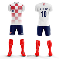 Seragam Klub Olahraga Tim Grosir Kustom, Set Jersey Printing Sublimasi Digital, Seragam Sepak Bola Latihan, Pakaian Sepak Bola Pria