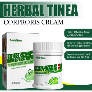 Crema corporal de tinea a base de hierbas, tratamiento de hongos antipruriginosos, ayuda a reparar y nutrir la piel agrietada para la cara, mano, soportes de 30g - Product Image 5