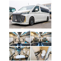 Prix d'usine Toyota HIACE Fourgonnette Personnalisée Intérieur Luxe Minibus Modifié pour Transport VIP/Conversion en VR Prêt à l'Exportation Mondiale