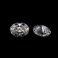 Pierres de moissanite en vrac couleur D VVS, certificat GRA, forme ronde, coupe excellente, 5 mm, 1 carat, moissanite en vrac VVS
