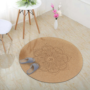 Alfombra de meditación redonda de corcho Ningbo Science de 1.5-5 mm, antideslizante, para yoga y oración, para uso en interiores. - Product Image 1
