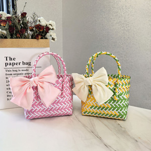 Nouveau <span class=keywords><strong>Sac</strong></span> <span class=keywords><strong>de</strong></span> <span class=keywords><strong>Plage</strong></span> Tressé Coloré Tendance, <span class=keywords><strong>Sac</strong></span> à Main Portable, <span class=keywords><strong>Petit</strong></span> Panier <span class=keywords><strong>de</strong></span> Légumes, <span class=keywords><strong>Sac</strong></span> Fourre-tout pour Cadeau <span class=keywords><strong>de</strong></span> Mariage - Product Image 2