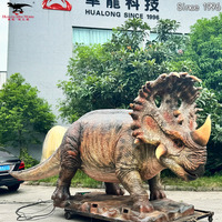 Modèle de dinosaure de Robot animatronique Standard de musée de haute qualité modèle de dinosaure animatronique en caoutchouc de silicone pour intérieur extérieur