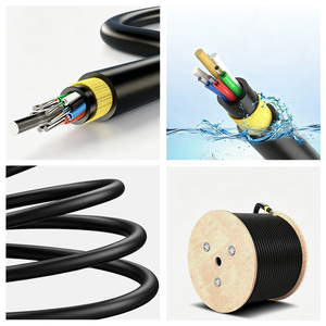 Cable de Fibra Óptica ADSS de 48 Núcleos G652D, Cable Óptico Autoportante No Metálico para Exteriores, 100m de Vano - Product Image 3