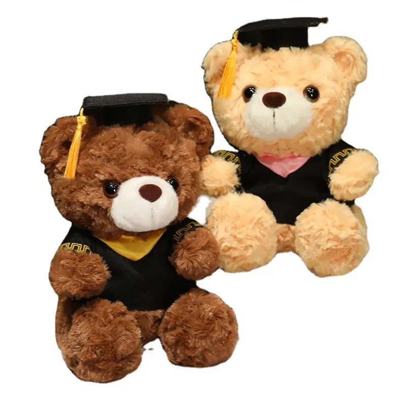 Giocattoli di peluche personalizzati di laurea di orsacchiotto orsacchiotto di peluche giocattoli per bambini regali di laurea