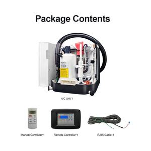 Unité de climatisation électrique autonome marine OEM 5000-24000 BTU pour bateaux et yachts, avec fonctions de refroidissement, de chauffage et de déshumidification - Product Image 3