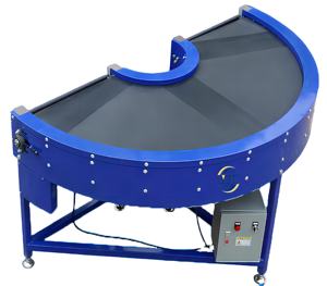 90 graden automatische gebogen roestvrijstalen transportband voor restaurants en de voedingsindustrie, duurzaam, nieuw, rechtstreeks uit de fabriek - Product Image 2