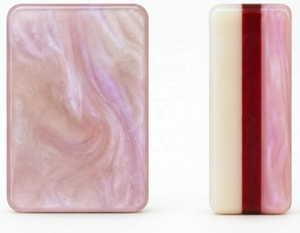 Fichas de mahjong acrílicas americanas con diseño de concha de perla rosa. Se acepta la personalización. - Product Image 1