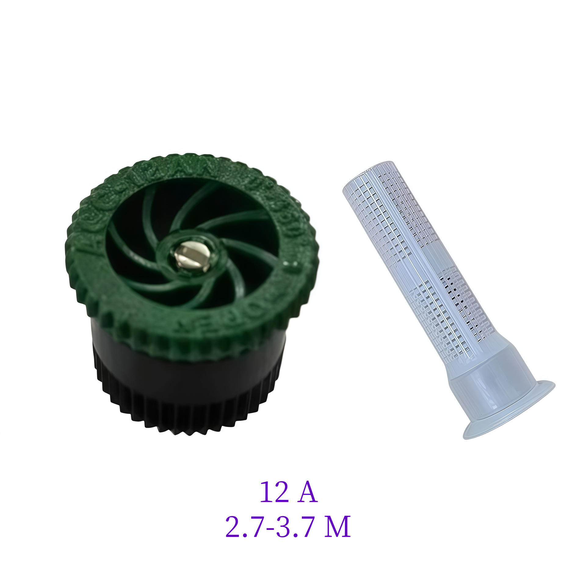 green 12A  ( radius 2.7-3.7 M)