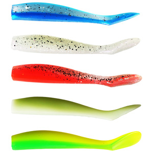 Señuelos blandos con cola en T de 7, 8 y 9 cm, señuelos en espiral, señuelos de pesca biónicos, señuelos de fondo para lubina, anzuelos de jig head, señuelos de plástico blando - Product Image 4