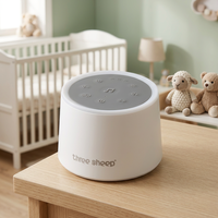 Veilleuse portable avec 36 sons apaisants naturels, aide au sommeil pour bébé, haut-parleur musical, machine à bruit blanc