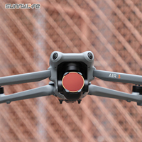 Sunnylife – Kit de filtres CPL ND/PL légers et réglables (ND4, ND16, ND8/PL, ND64/PL) à haute transmission MCUV pour drones AIR