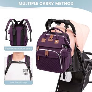 Free sample Fashion Travel Diaper Backpacks with <b>Changing</b> Pad Fashion Multipurpose Baby Diaper Tote <b>Bags</b> - Product Image 4