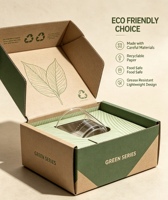 Boîte en carton ondulé kraft personnalisée écologique avec insert de protection pour verrerie et emballage cadeau