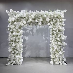 Coureur <span class=keywords><strong>de</strong></span> fleurs artificielles florales d'automne pour mariage personnalisé K60 Arche d'automne orange brûlée Arche <span class=keywords><strong>de</strong></span> fleurs <span class=keywords><strong>de</strong></span> mariage pour fête - Product Image 4