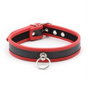 สายรัดคอแหวนหลายสีสำหรับคู่รักสายรัดพันธนาการแบบ BDSM สำหรับคอสเพลย์เร้าอารมณ์และท่าทางอีโรติก - Product Image 1